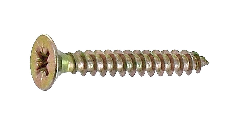 Vynex houtschroef Pozi verzonken kop bichromaat staal 5x40mm