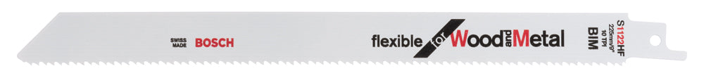 Bosch Reciprozaagblad S 1122 HF Flexible for Wood and Metal 5x