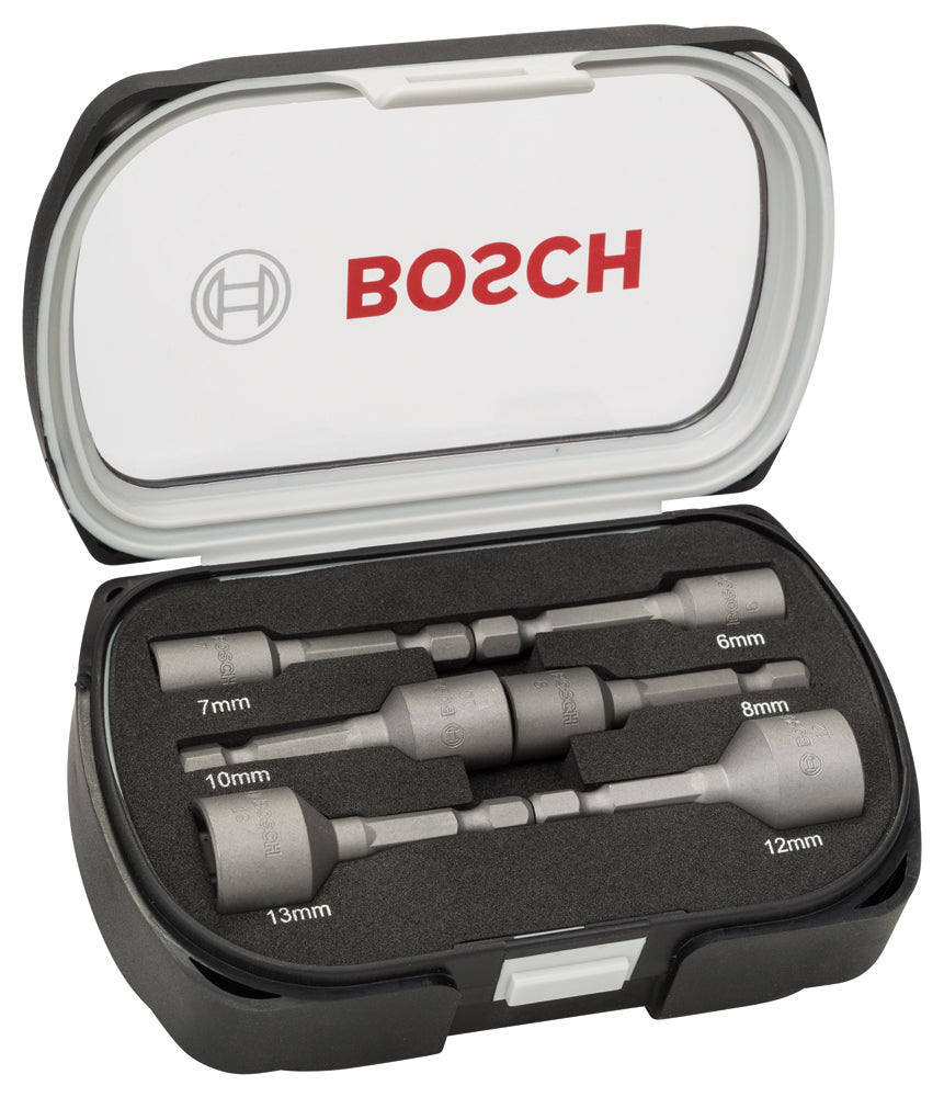 Bosch 6-delige dopsleutelset 50 mm, 6; 7; 8; 10; 12; 13 mm