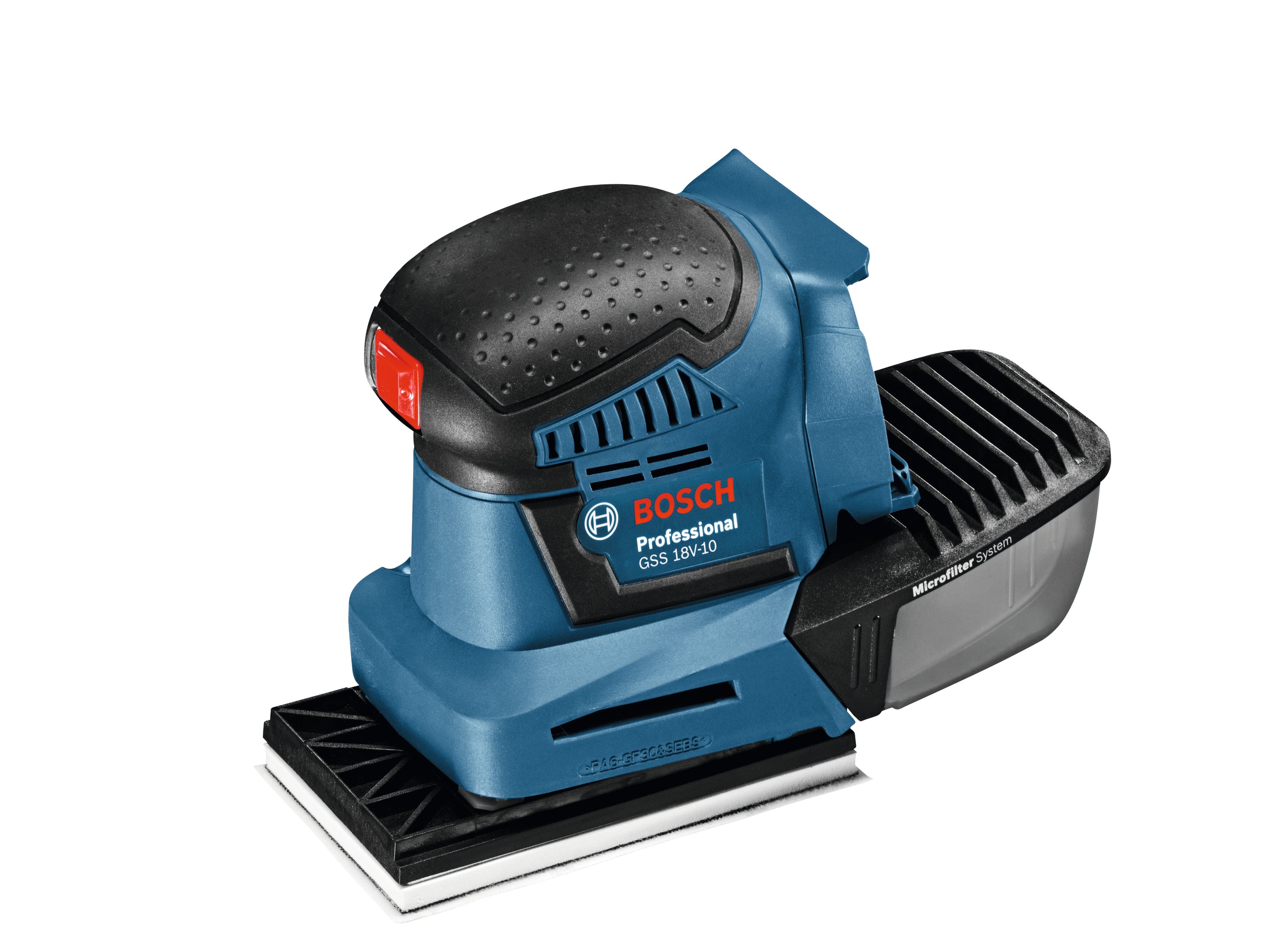 Bosch Accu vlakschuurmachine GSS 18V-10 (Accu en lader niet meegeleverd)