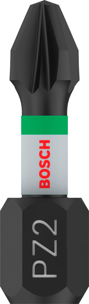 Bosch PRO Pozidriv slagschroefbit, PZ2, 25 mm 2 stuks