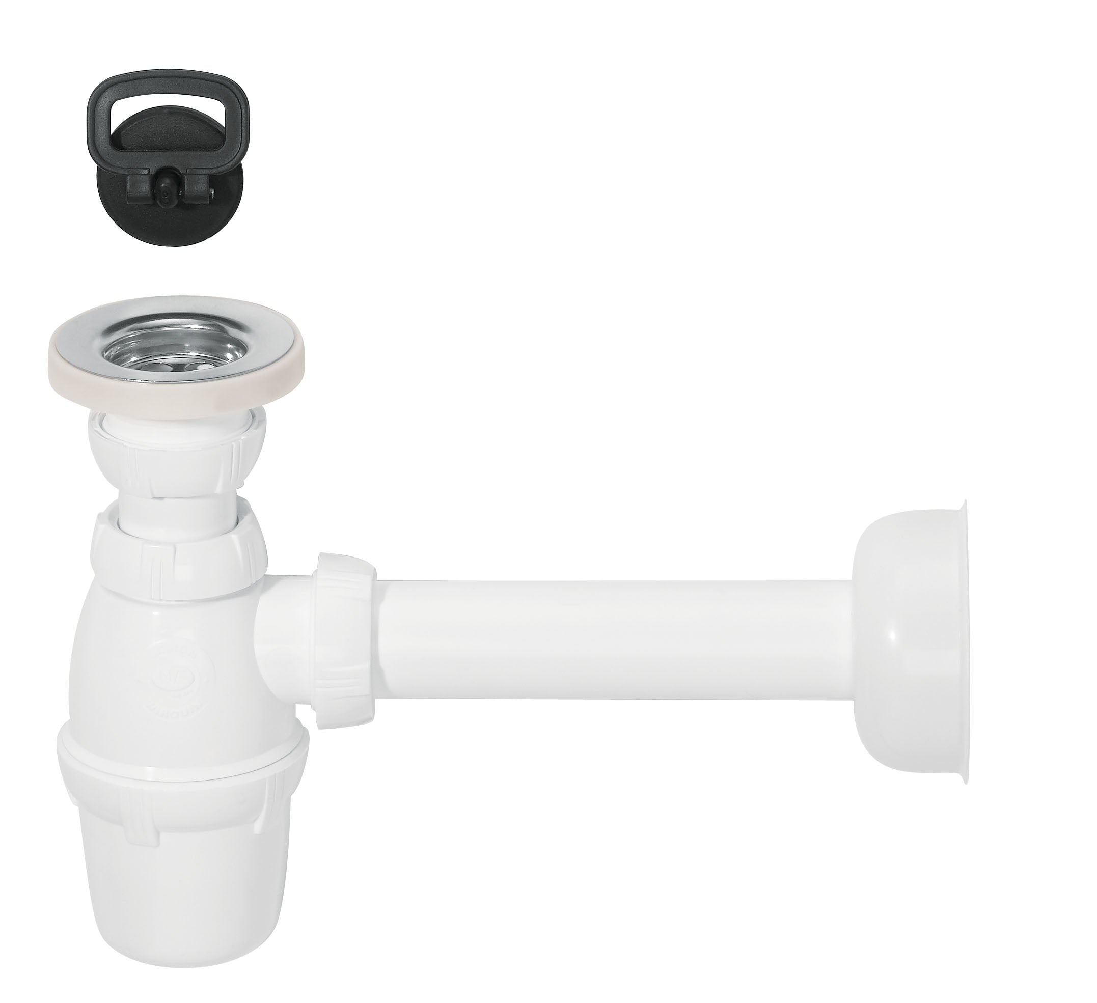 Wirquin wastafelsifon met plug
