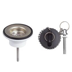 Wirquin wastafelplug met stop