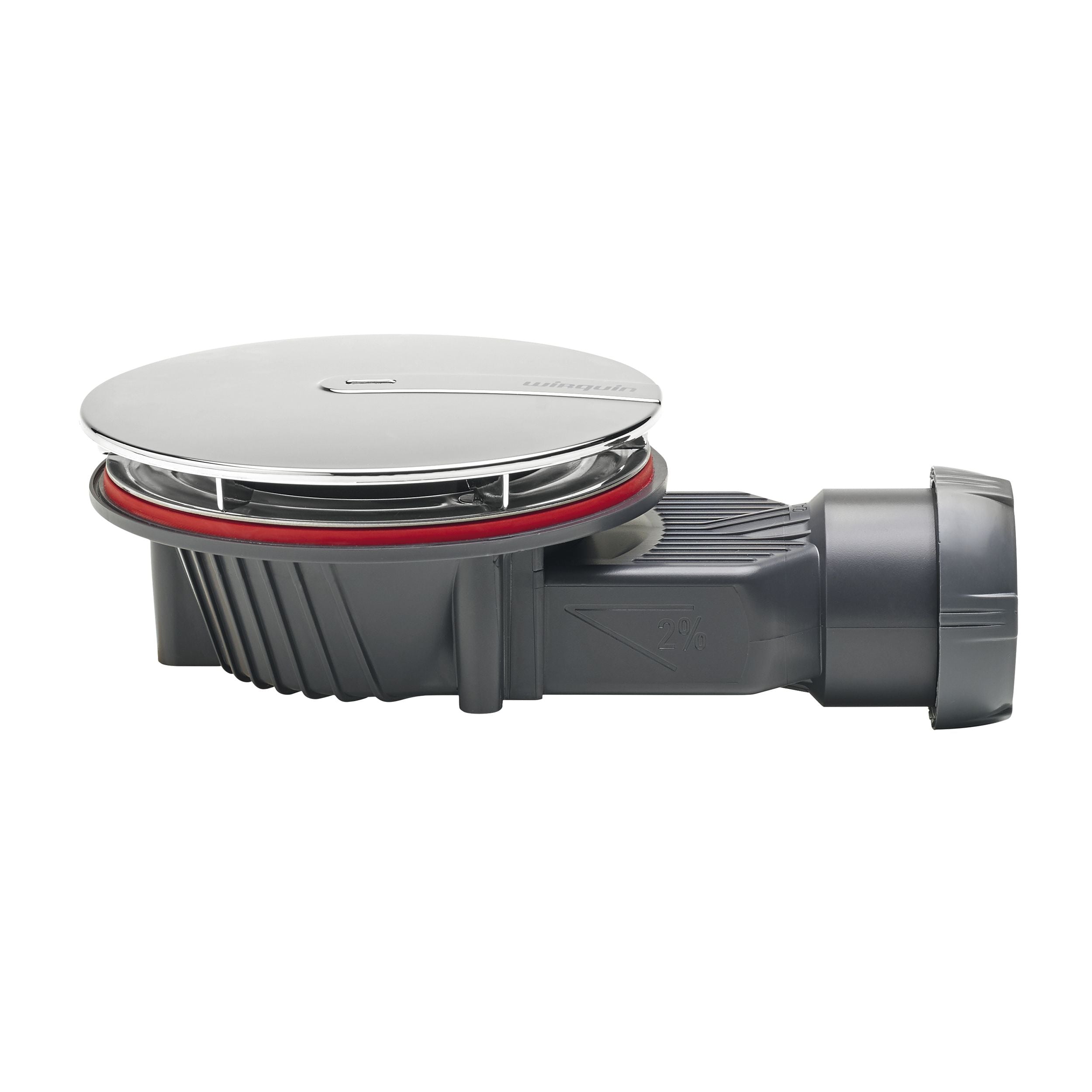 Wirquin platte doucheafvoer Slim+ Ø40mm ABS