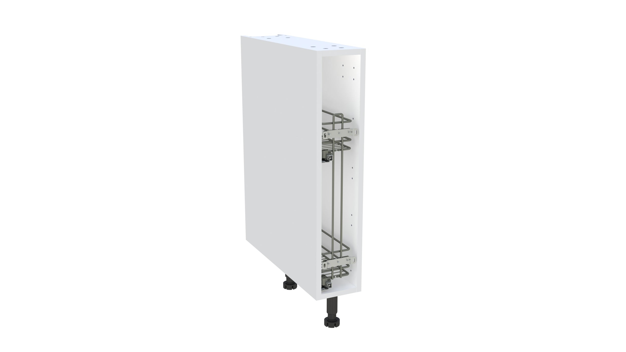Onderkast kruidenrek keuken Modulo wit 15cm