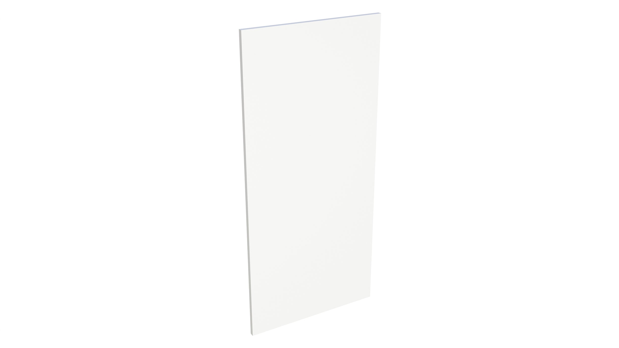 Deur keukenkast Modulo Laura ijzig wit 60x129,6cm