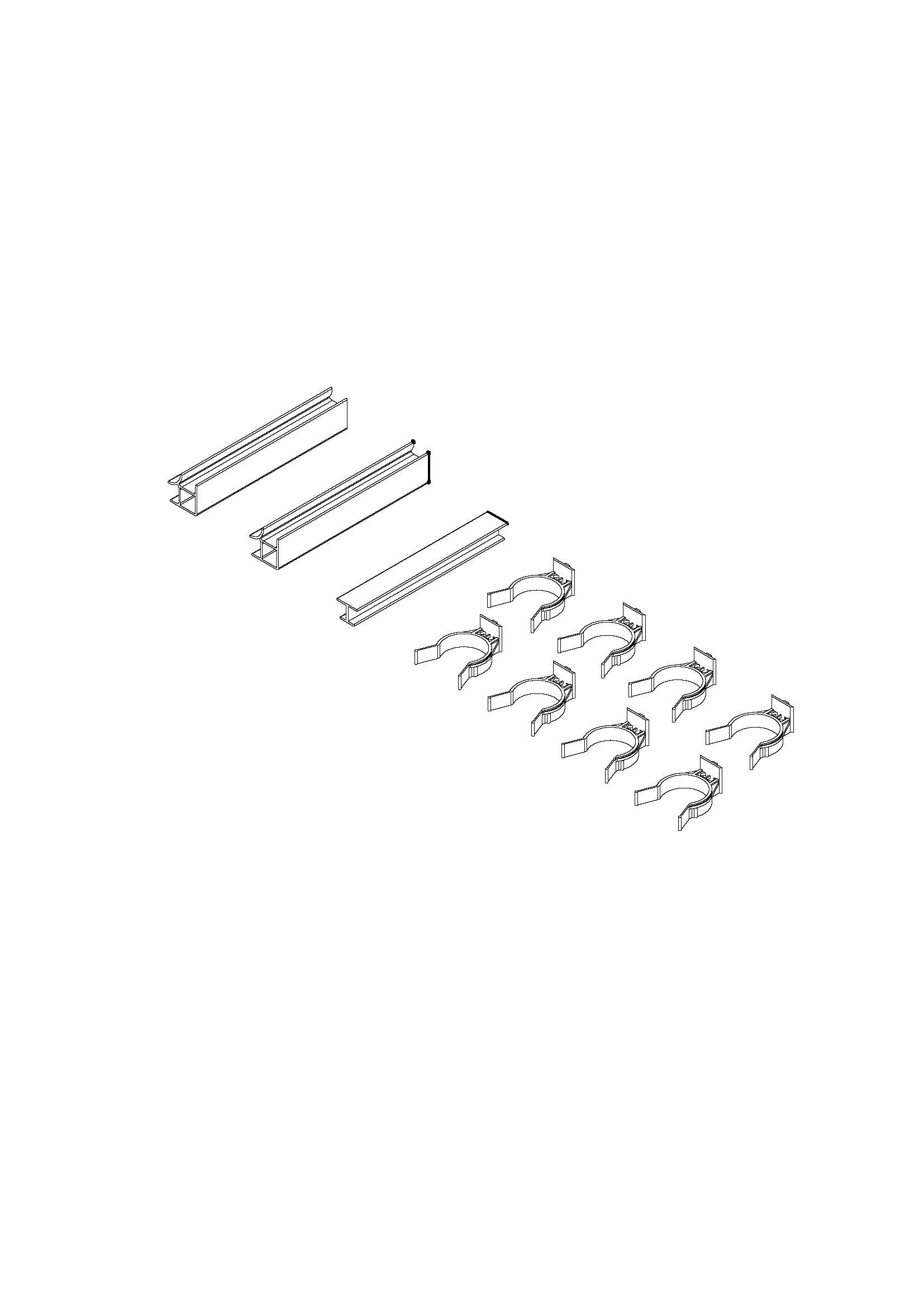 Kit toebehoren plint Modulo