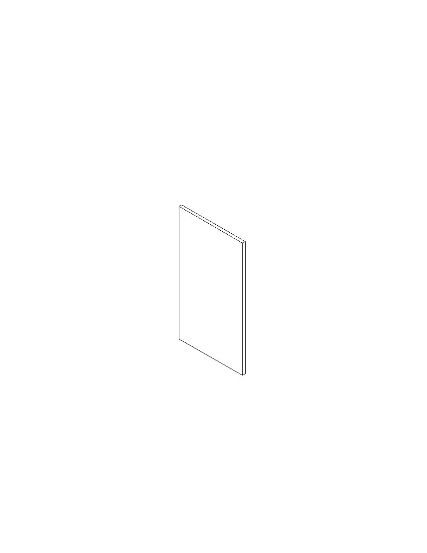 Deur keukenkast Modulo Lou Artisan 40x72cm