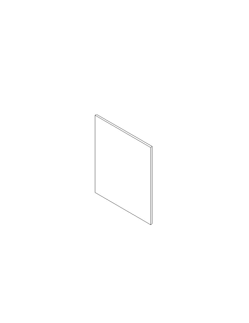 Deur keukenkast Modulo Lou Artisan 60x72cm