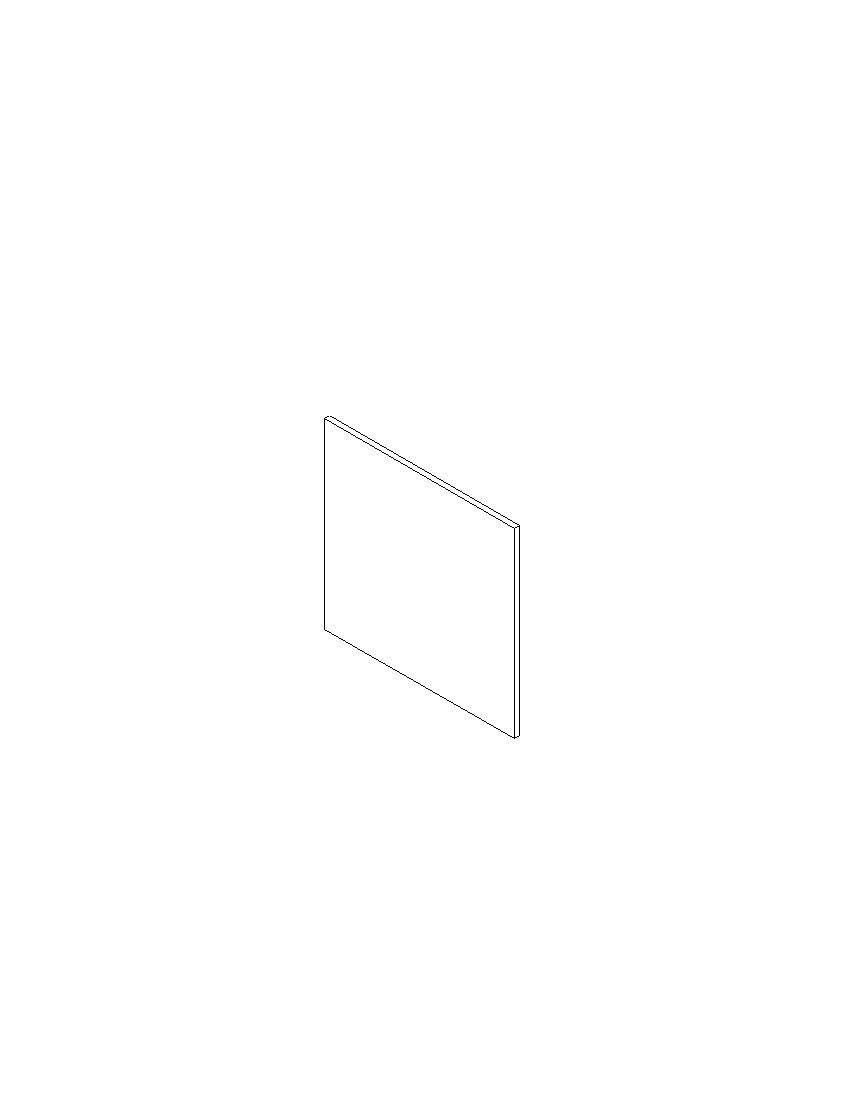 Deur keukenkast Modulo Lou Artisan 60x57,6cm