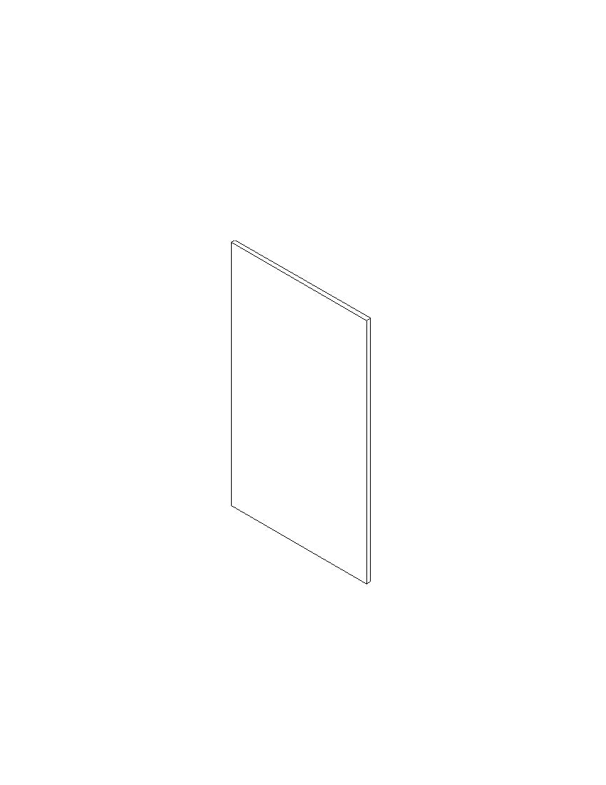Deur keukenkast Modulo Lou Artisan 60x100,8cm