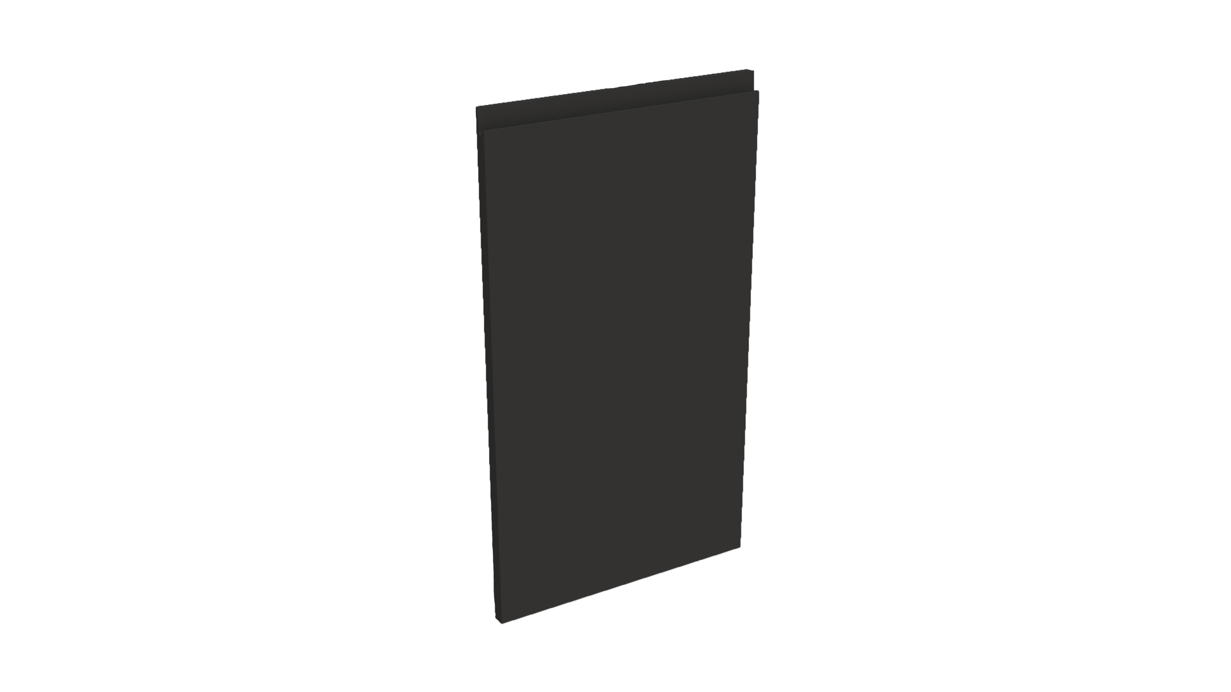 Deur keukenkast Modulo Eva Mat Zwart 40 * 72 cm