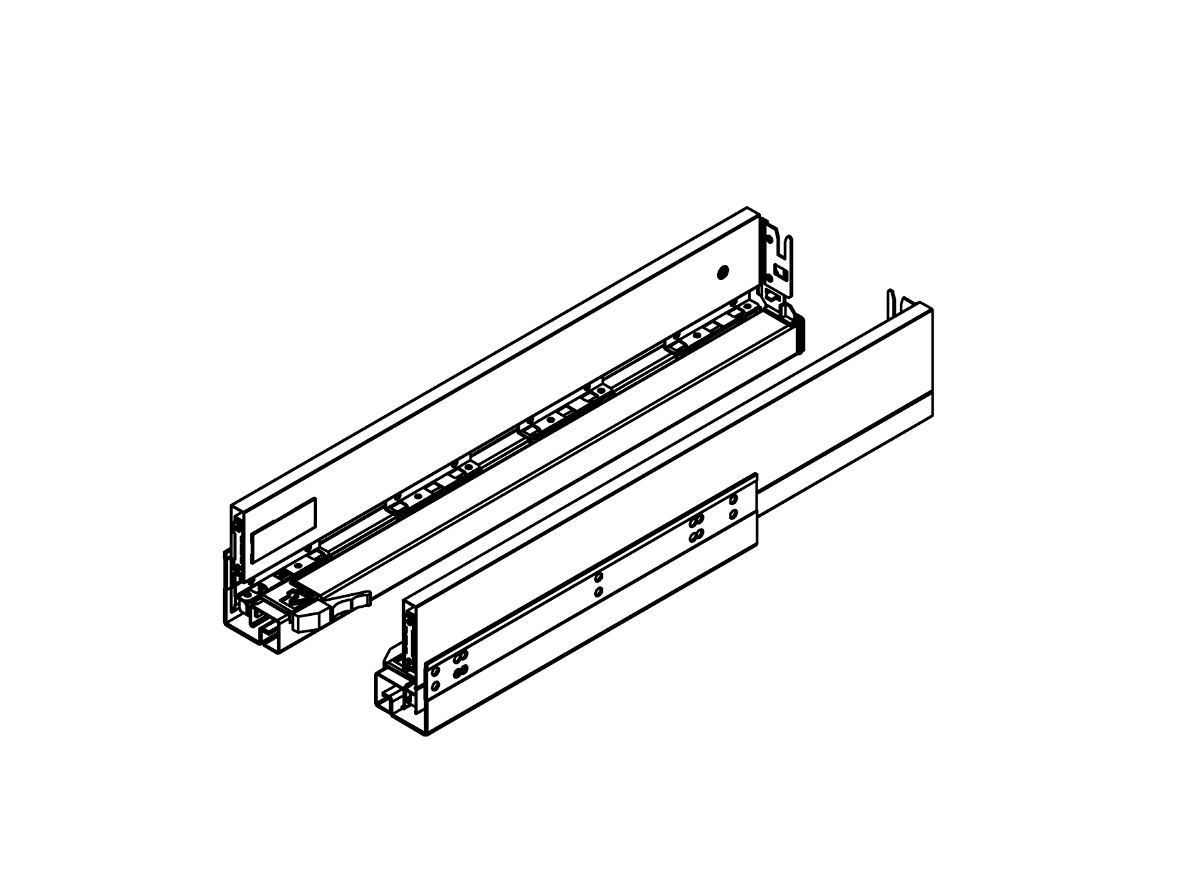 KIT LADE DIEP 500 ANTRACIET METAAL