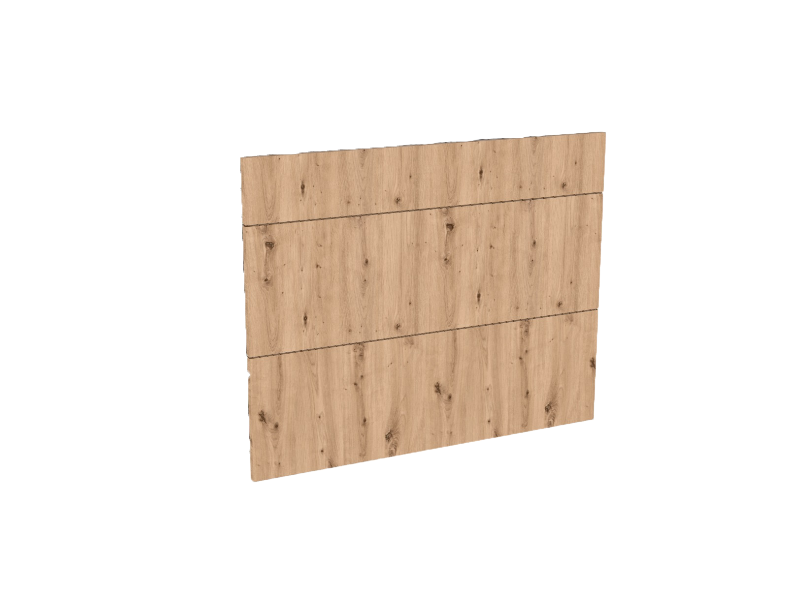 Geheel van 1 lade + 2 korflades keukenkast Modulo Lou Artisan 90 * 72 cm