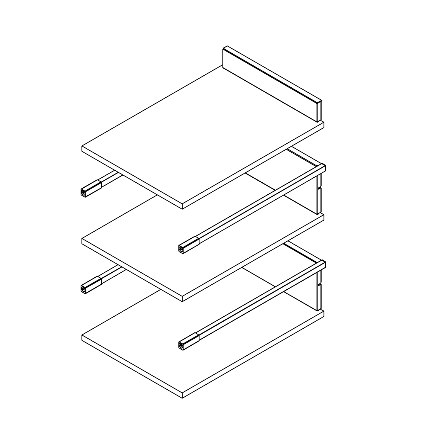 STRUCTUUR 1 LADE 2 KORFLADES 400