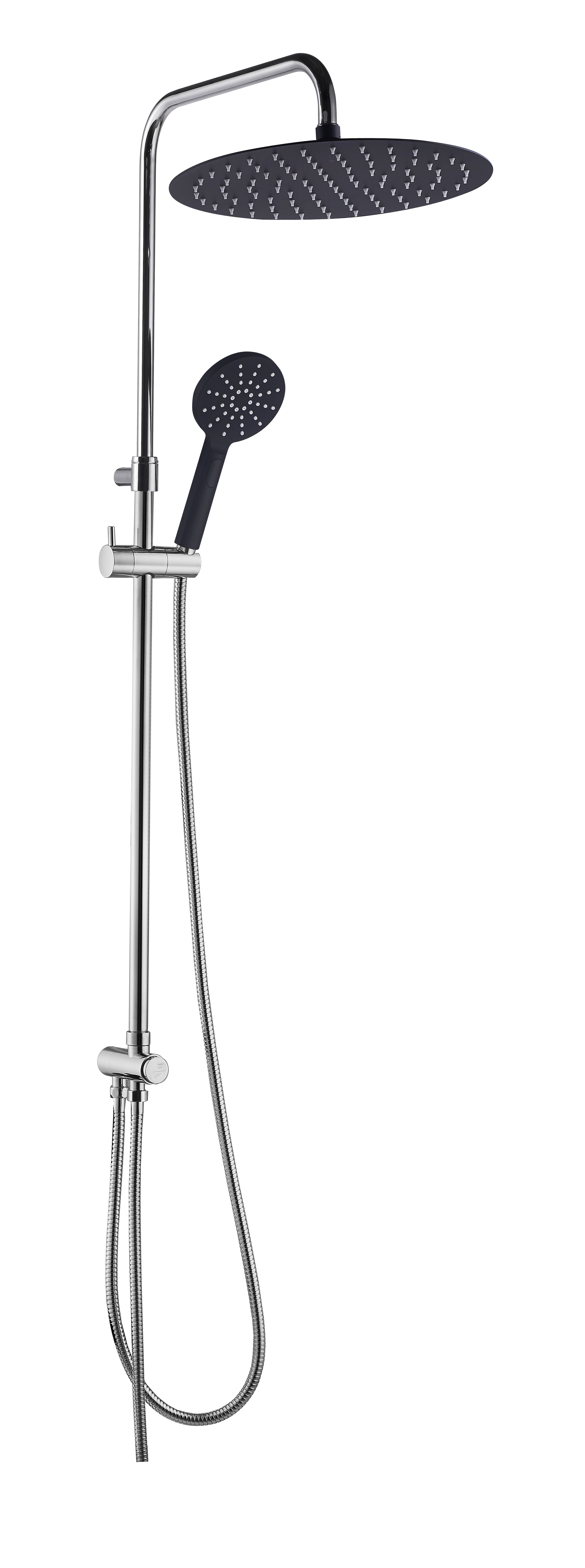 Essebagno Regendouche - Essesmart - Zwart/Chroom - Waterbesparend