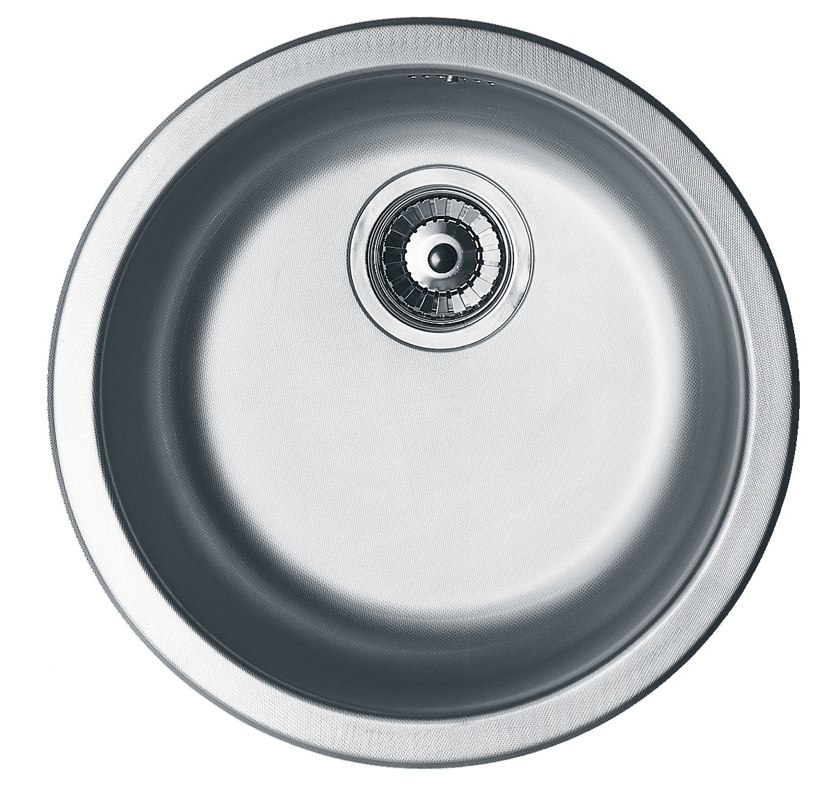 Spoelbak rond Ø45cm RVS