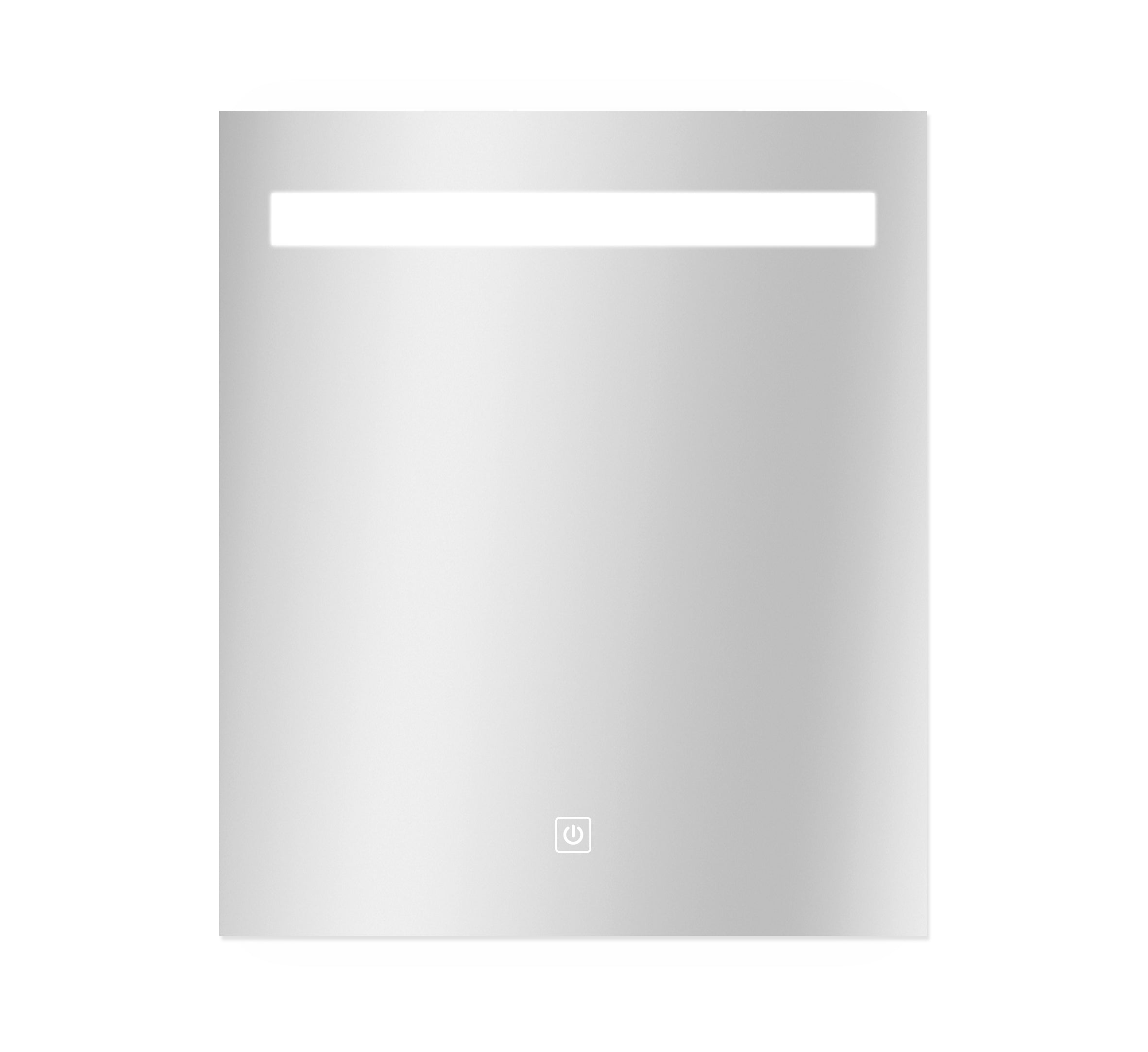 Spiegel Portland rechthoek met ledverlichting en touch sensor 70x60cm