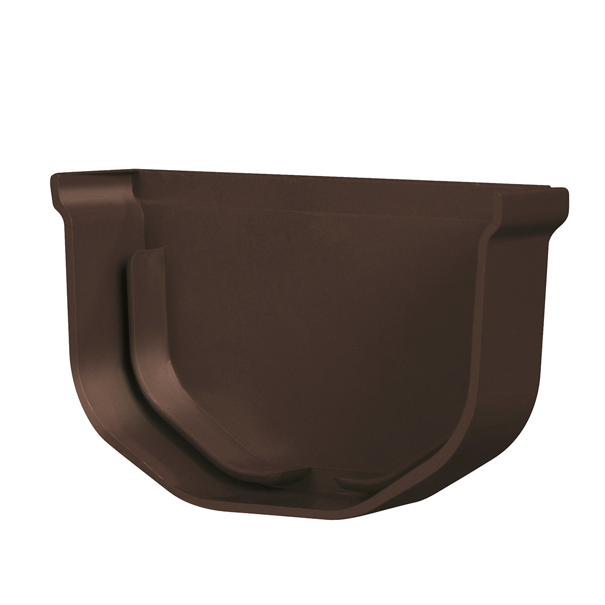 Martens eindstuk voor minigoot 65mm - PVC - Bruin