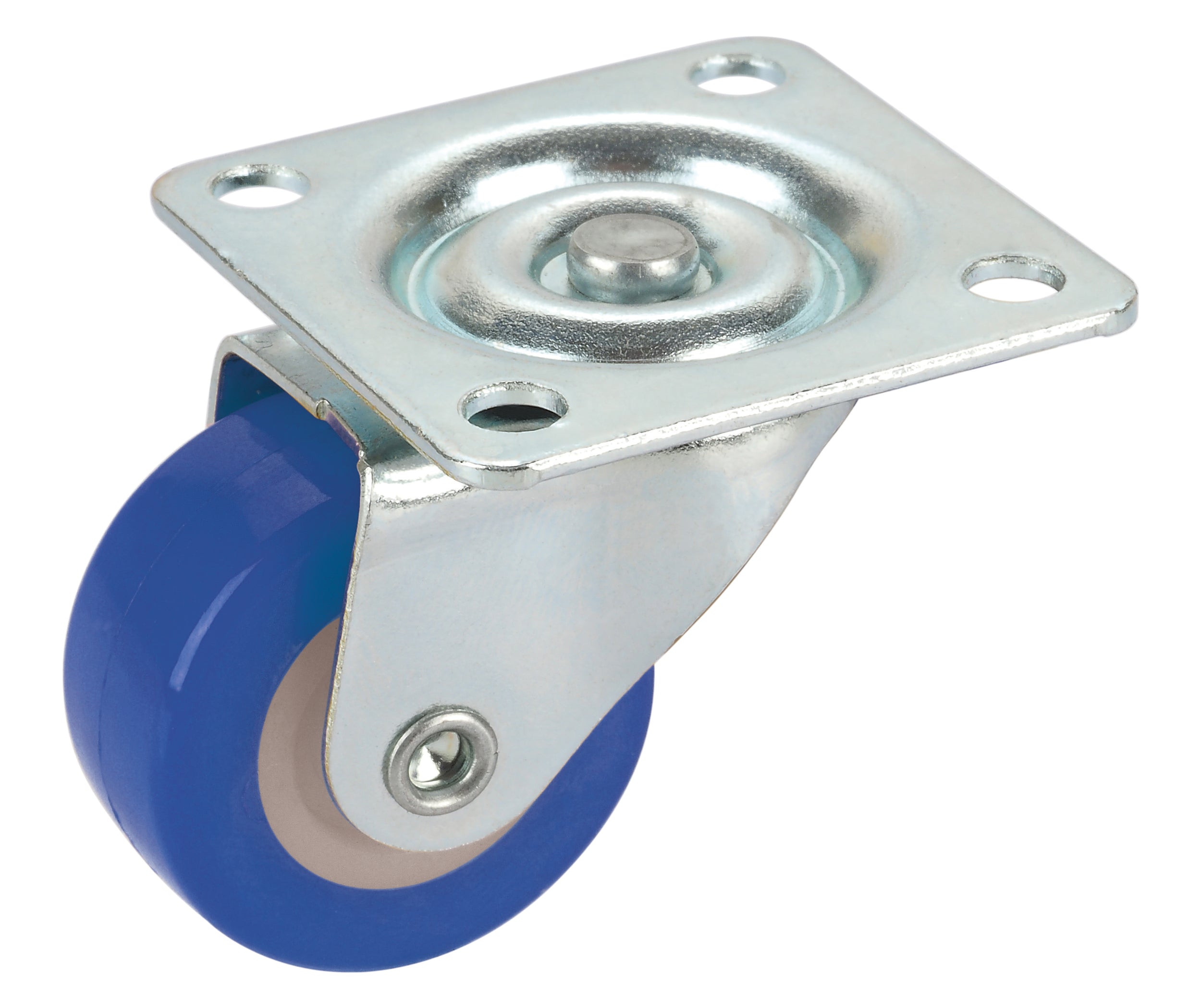 Dörner+Helmer zwenkwiel voor meubels blauw 30mm