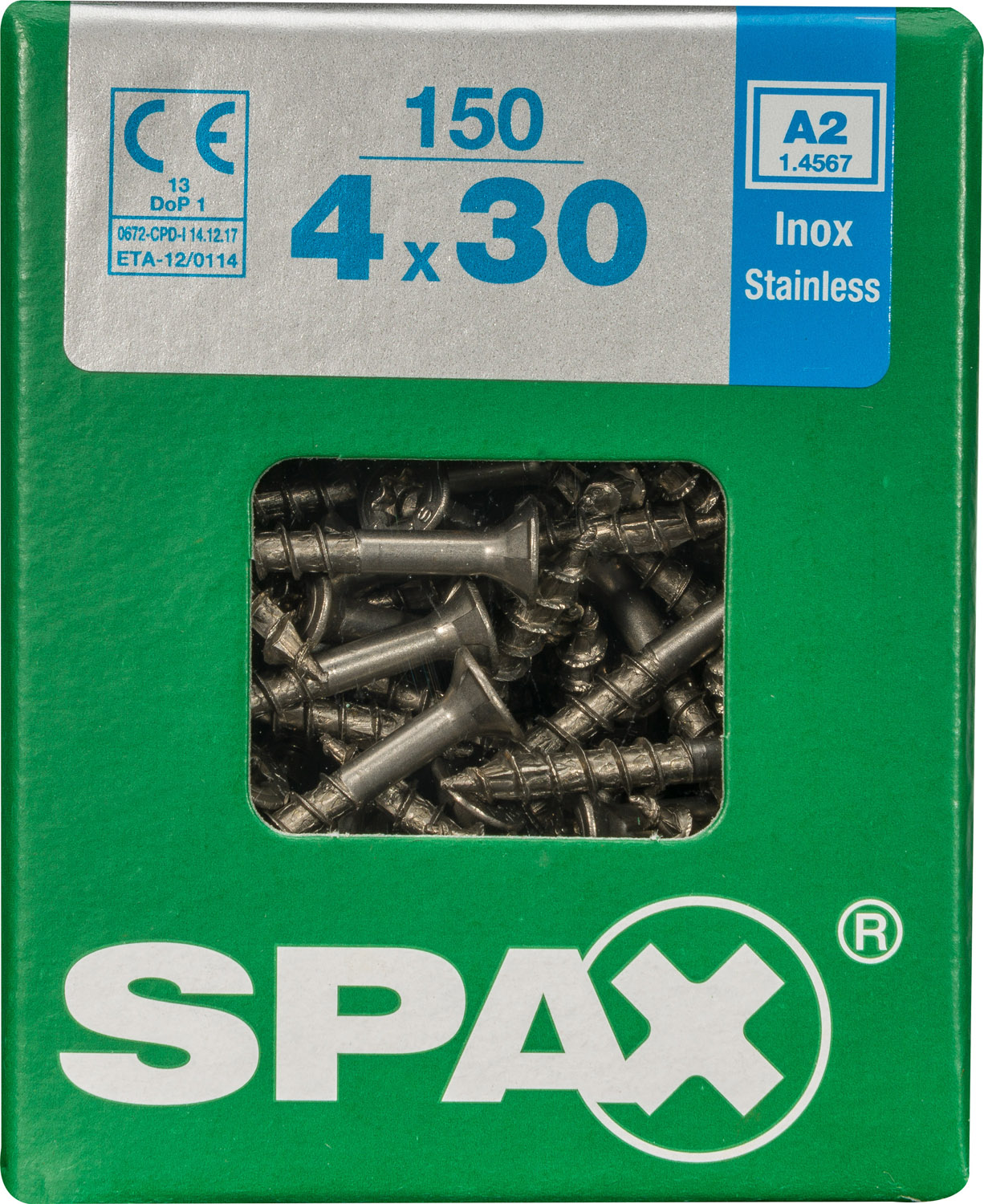 Spax universeelschroef T-Star RVS 4x30mm 150st