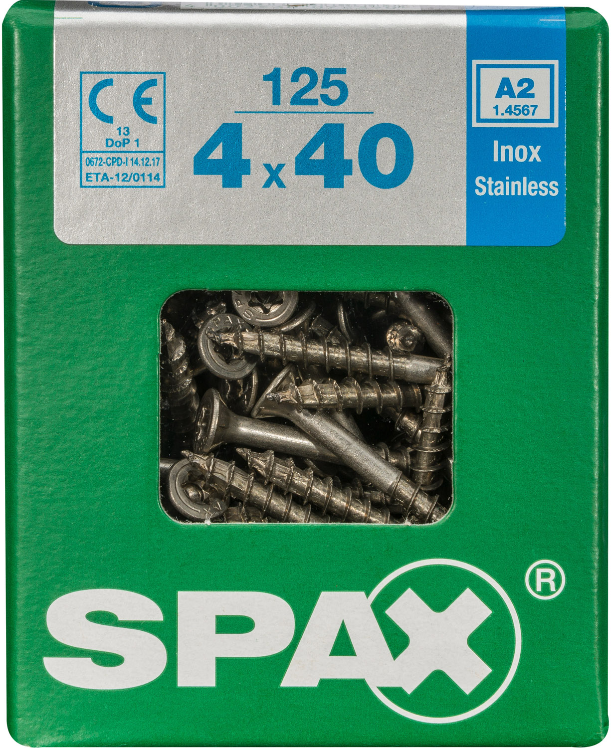Spax universeelschroef T-Star RVS 4x40mm 125st