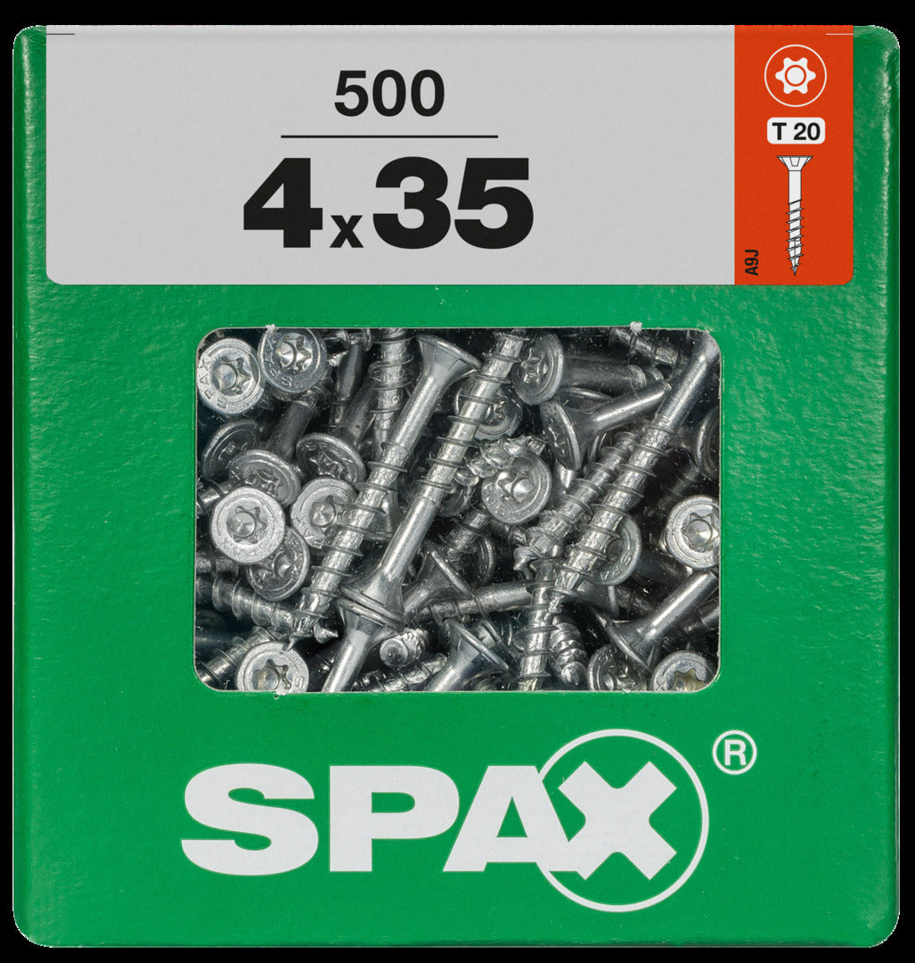 Spax universeel schroef 'T-star' Wirox 4x35mm 500 stuks