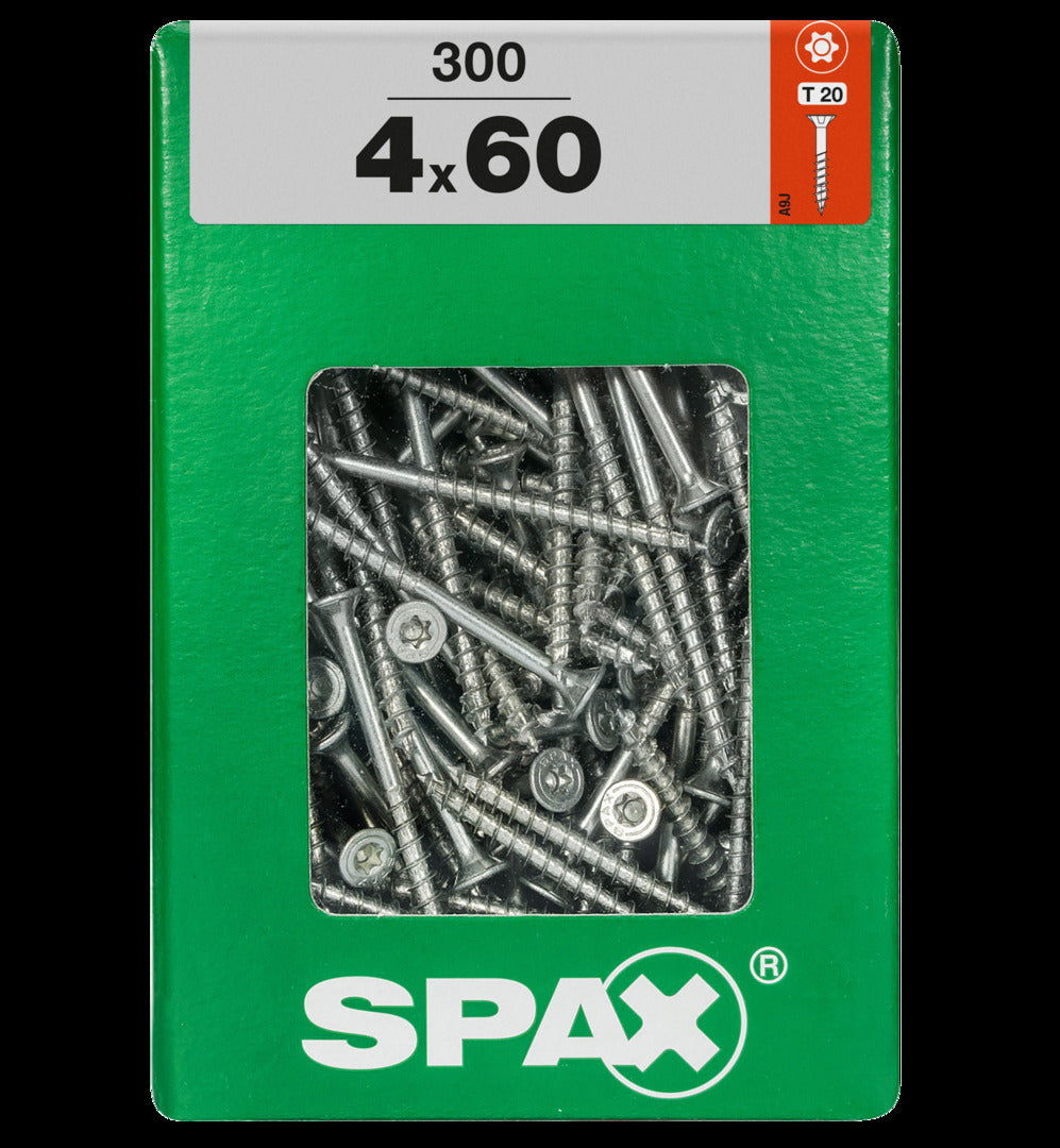 Spax universeel schroef 'T-star' Wirox 4x60mm 300 stuks