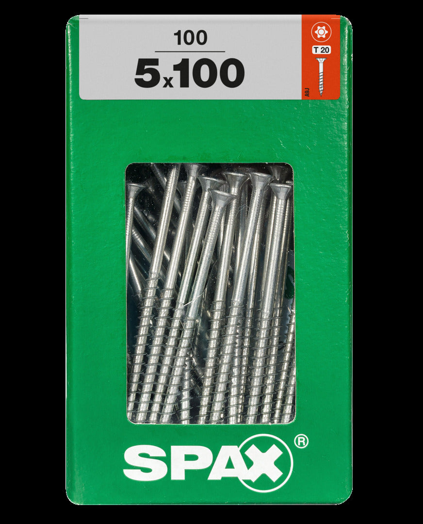 Spax universeel schroef 'T-star' Wirox 5x100mm 100 stuks