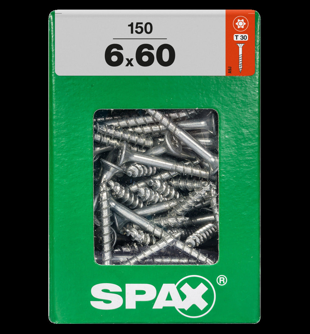 Spax universele schroef Torx 6x60mm 150 stk
