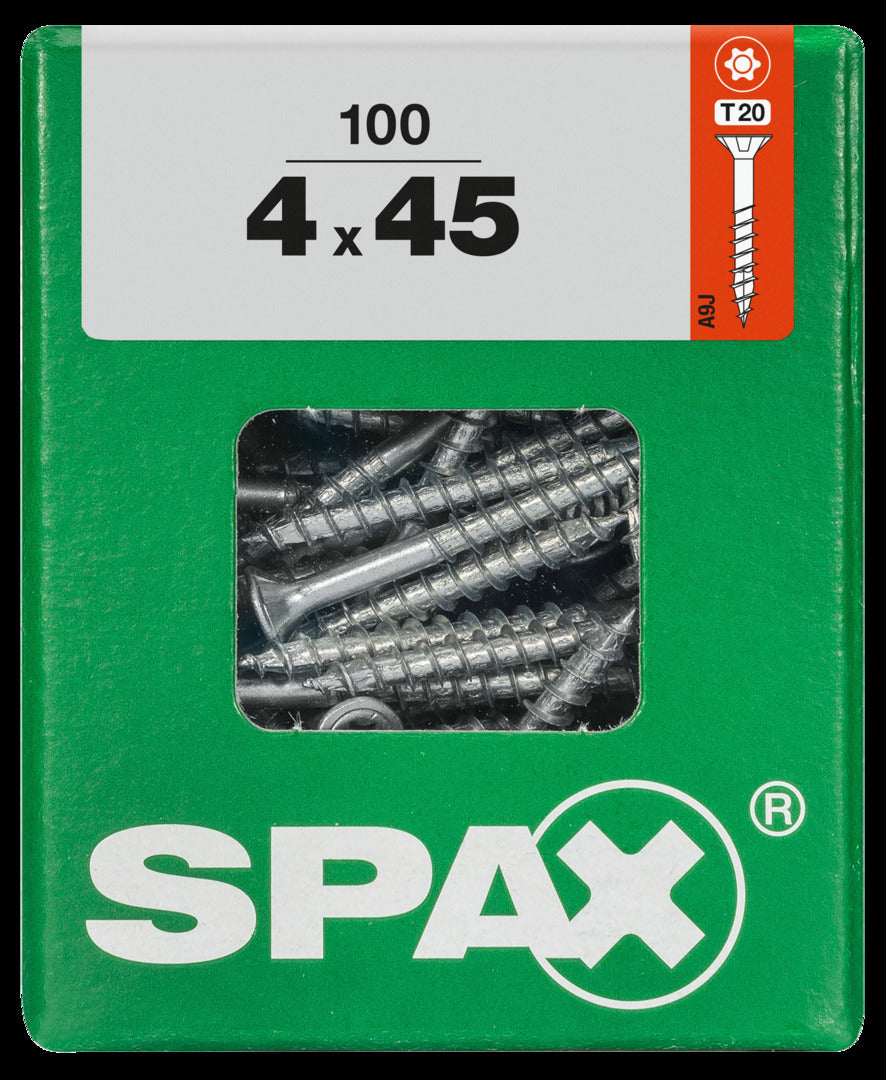 Spax universeel schroef 'T-star' Wirox 4x45mm 100 stuks
