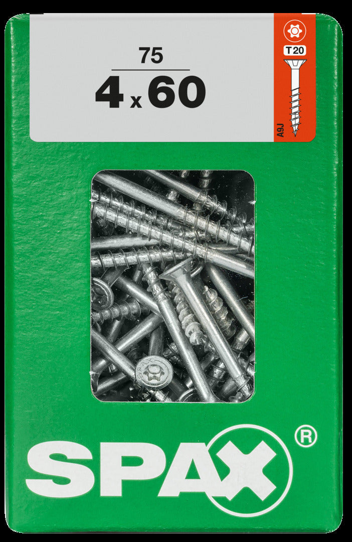 Spax universele schroef Torx 4x60mm 75 stk
