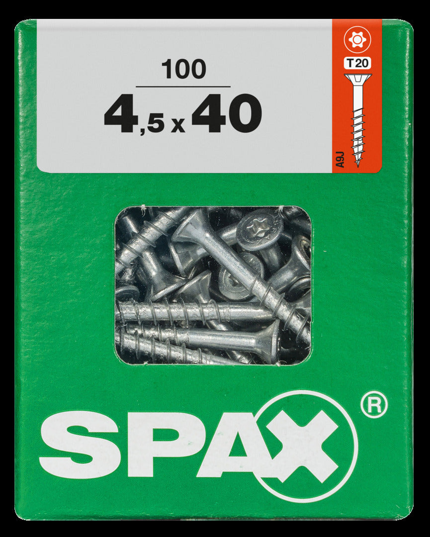 Spax universele schroef Torx 4,5x40mm 100 stk