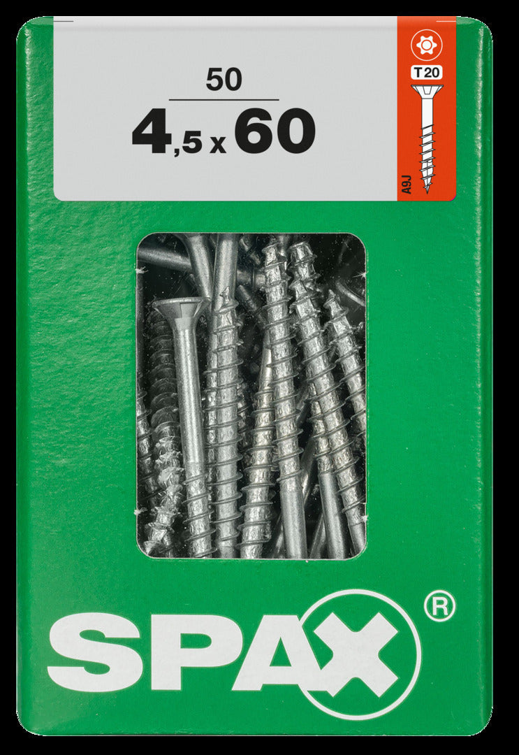 Spax universeel schroef 'T-star' Wirox 4.5x60mm 50 stuks
