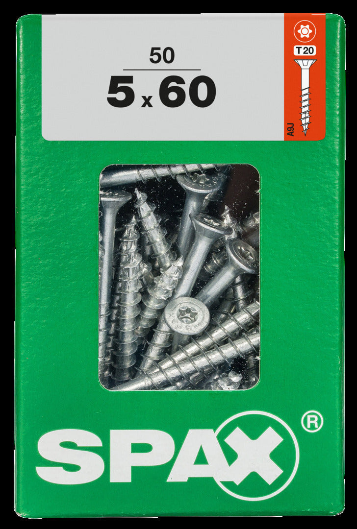 Spax universeel schroef 'T-star' Wirox 5x60mm 50 stuks
