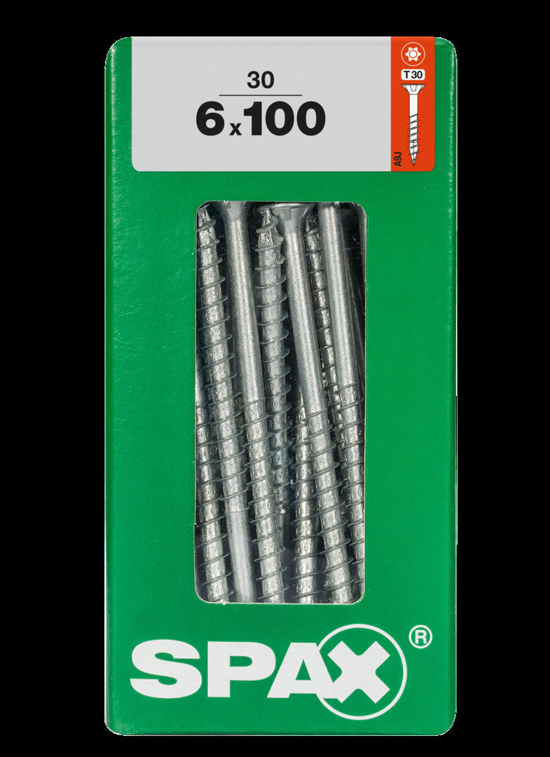 Spax universeel schroef 'T-star' Wirox 6x100mm 30 stuks