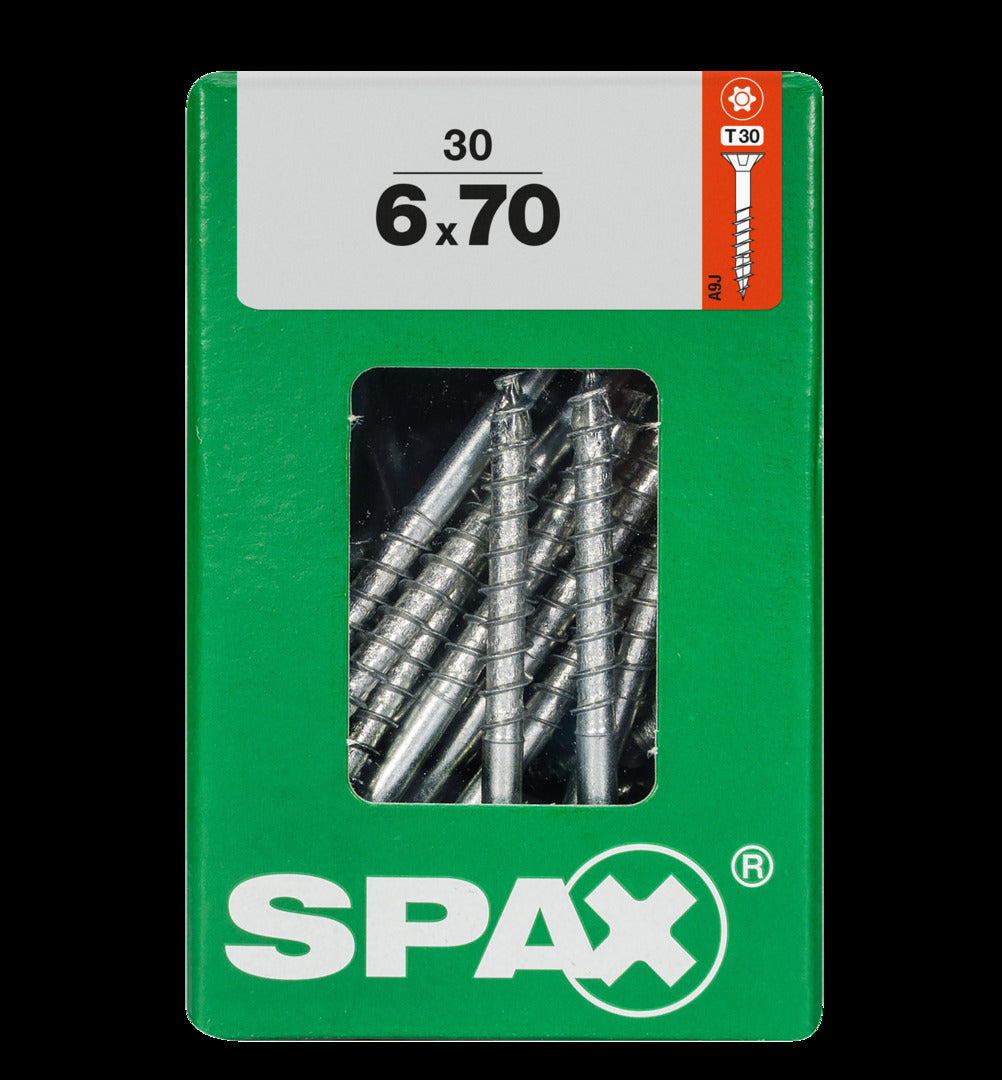 Spax universele schroef T-Star Plus geel 6x70mm 30 stk