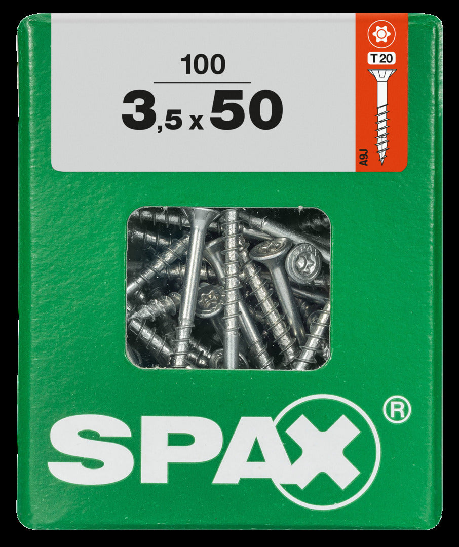 Spax universeel schroef 'T-star' Wirox 3.5x50mm 100 stuks