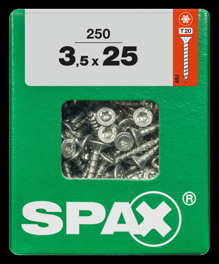 Spax universeel schroef 'T-star' Wirox 3.5x25mm 250 stuks