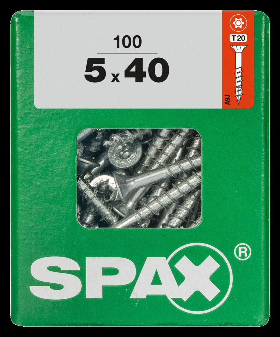 Spax universeel schroef 'T-star' Wirox 5x40mm 100 stuks