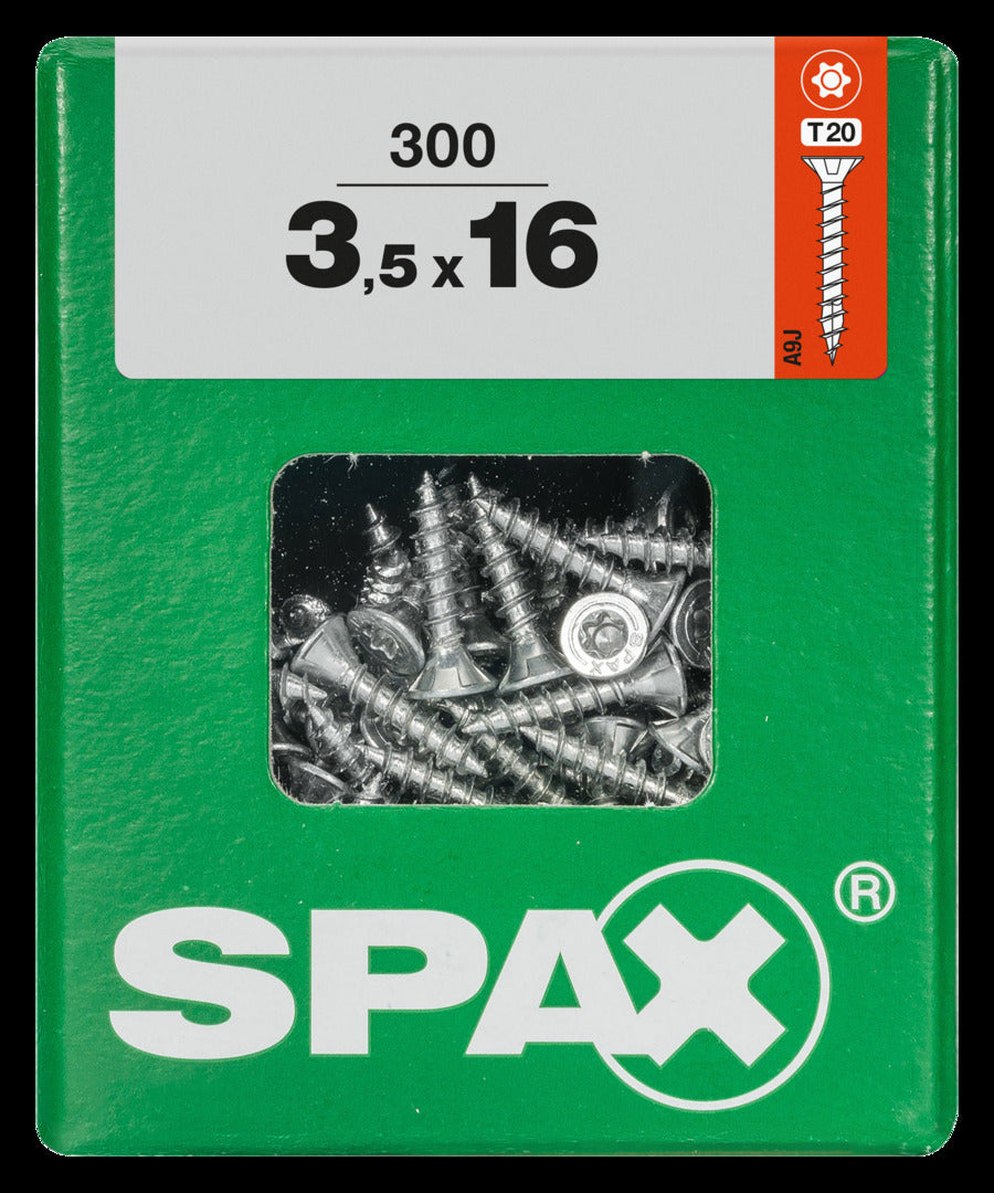 Spax universele schroef Torx 3,5x16mm 300 stk