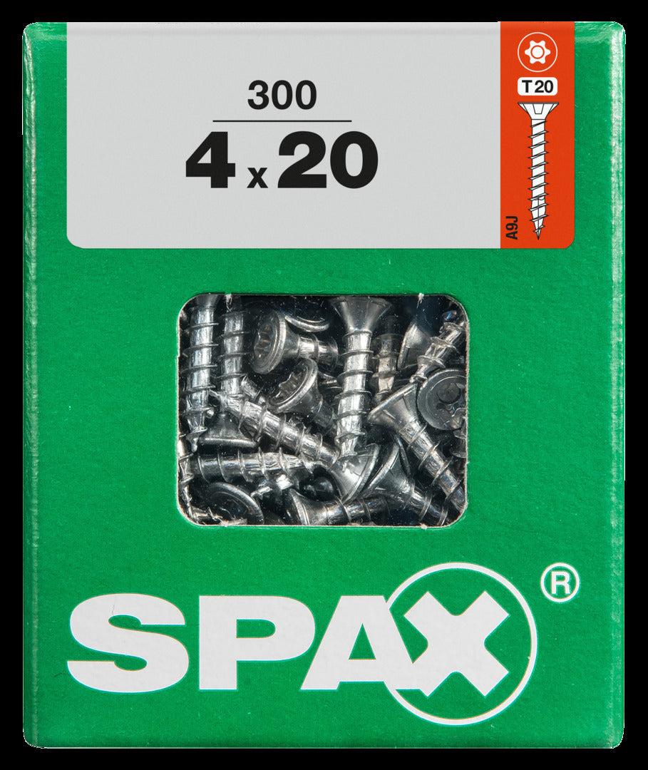 Spax Universele schroef T-Star Plus geel 4x20mm 300 stk