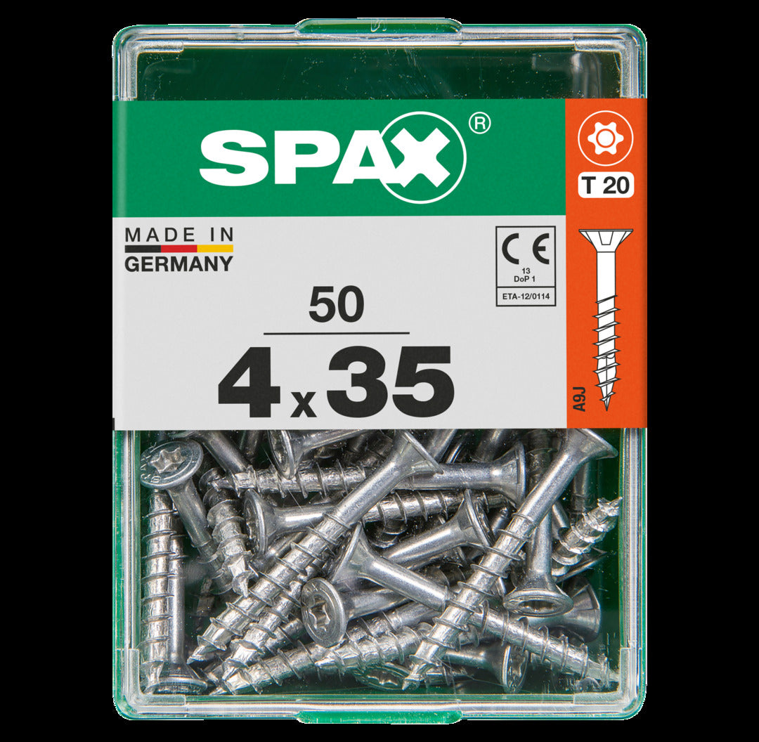 Spax universeel schroef 'T-star' Wirox 4x35mm 50 stuks