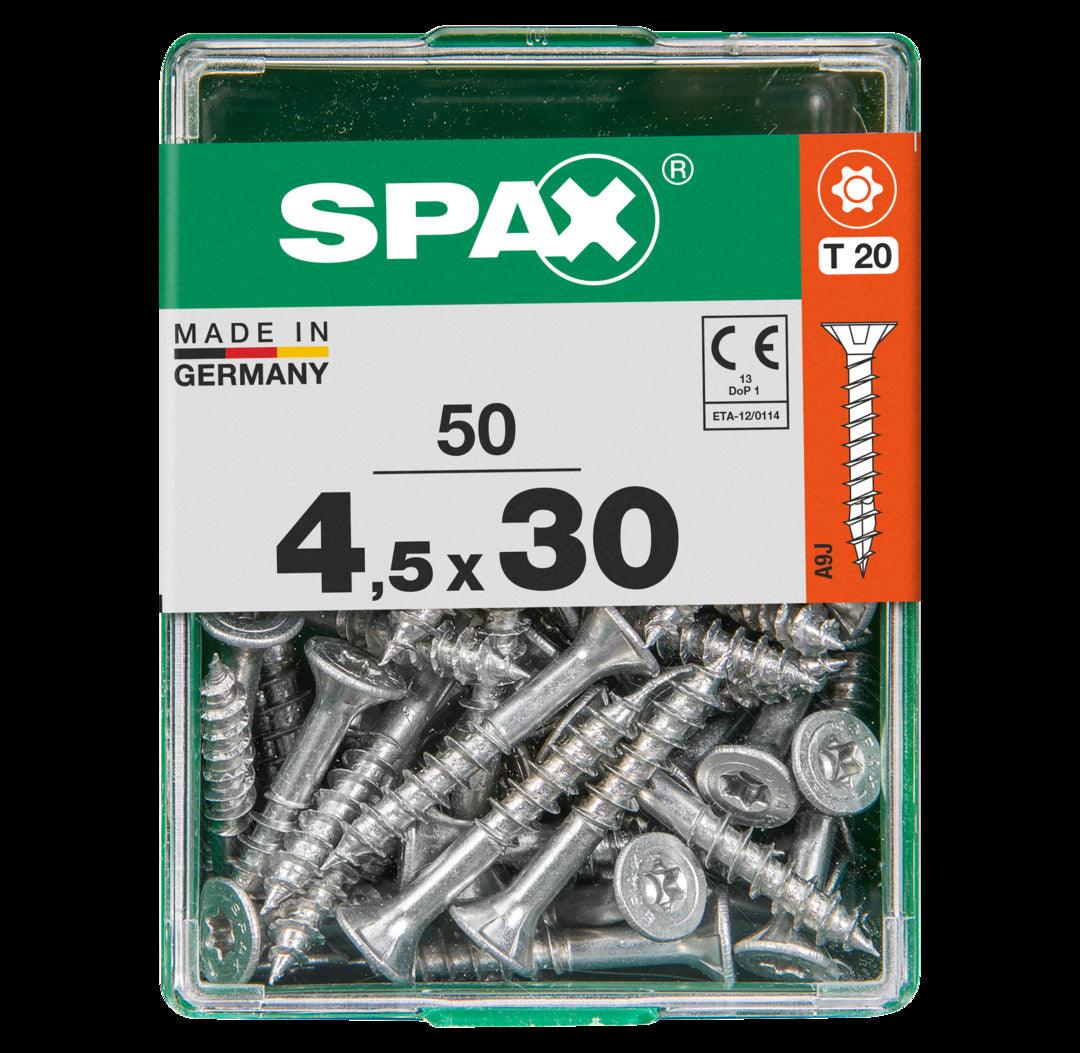 Spax universeel schroef 'T-star' Wirox 4.5x30mm 50 stuks