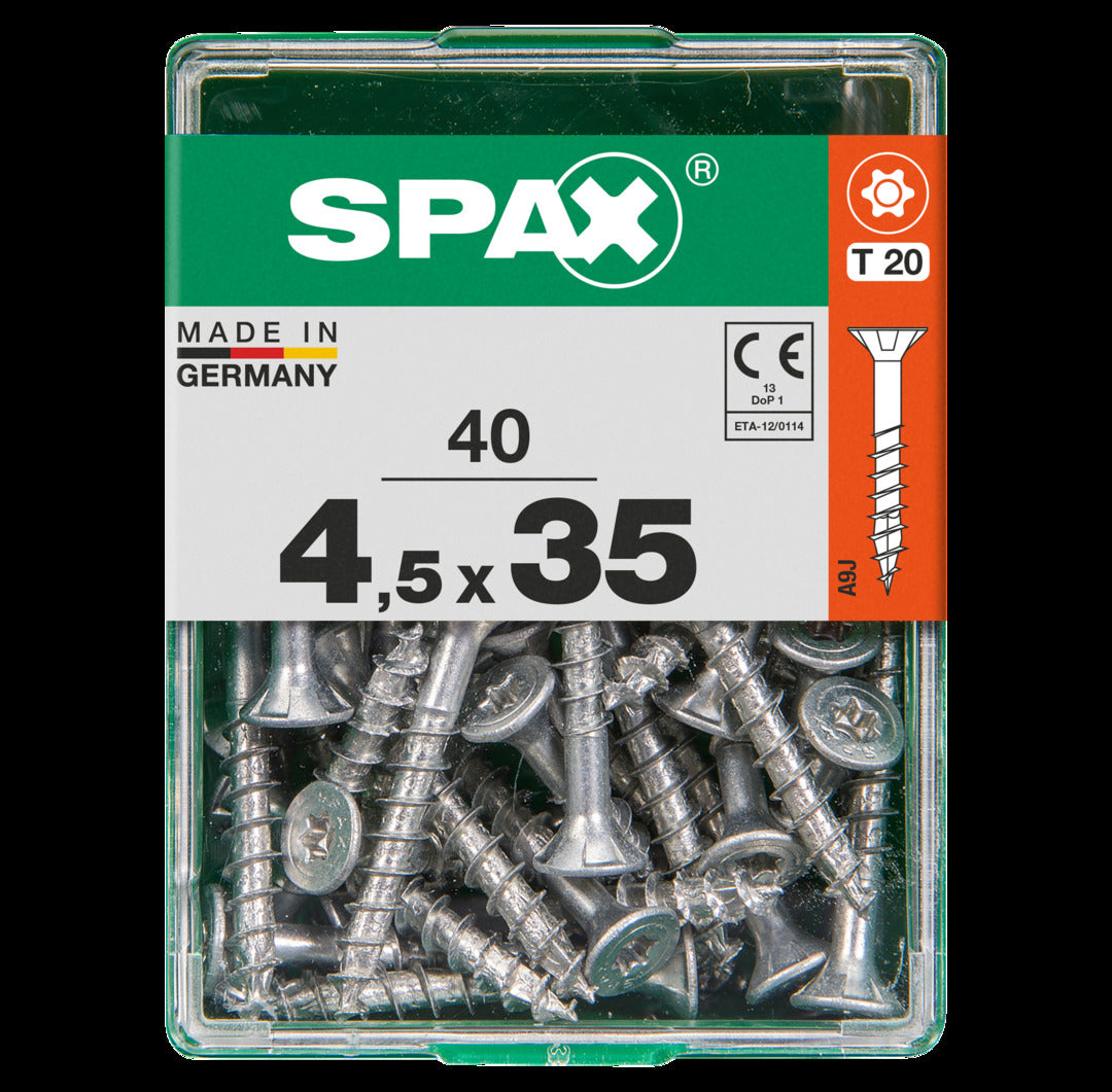 Spax universeel schroef 'T-star' Wirox 4.5x35mm 40 stuks