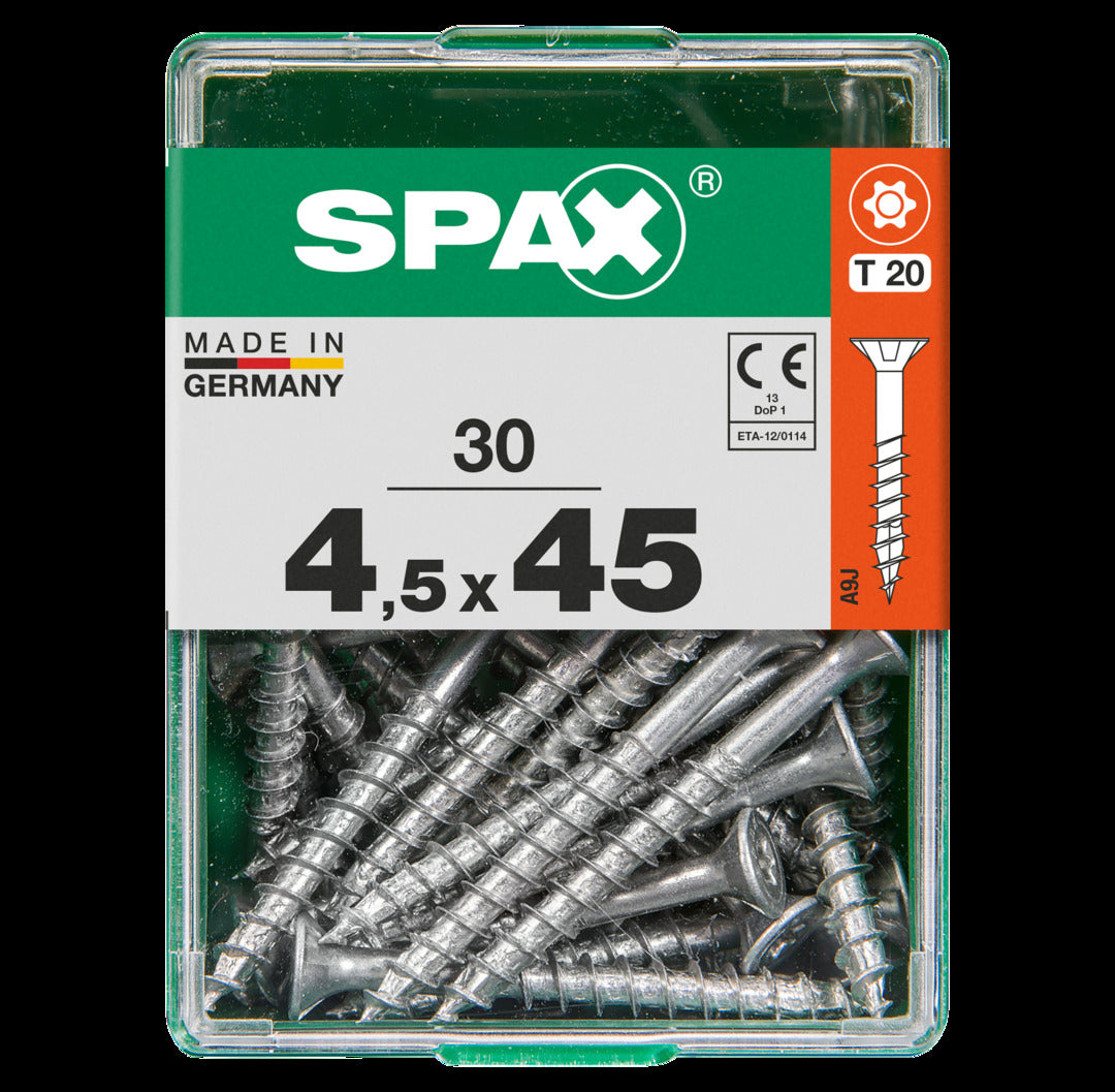 Spax universeel schroef 'T-star' Wirox 4.5x45mm 30 stuks