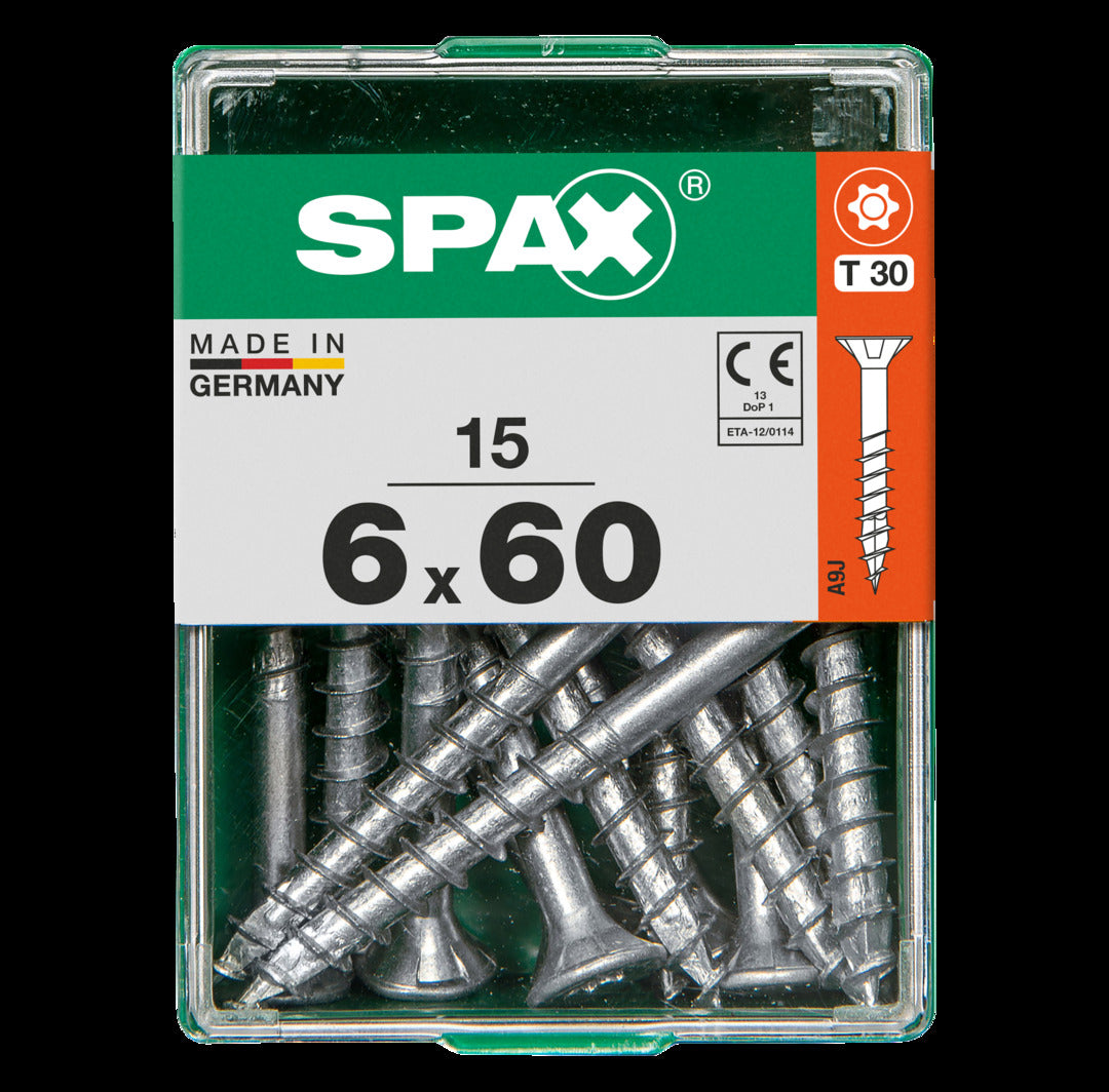 Spax universele schroef T-Star Plus 6x60 15 stk