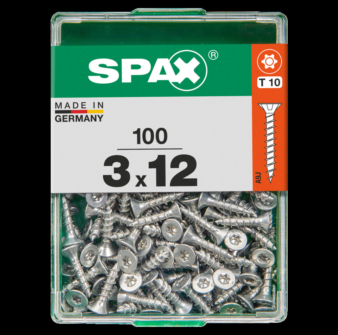 Spax universeel schroef 'T-star' Wirox 3x12mm 100 stuks