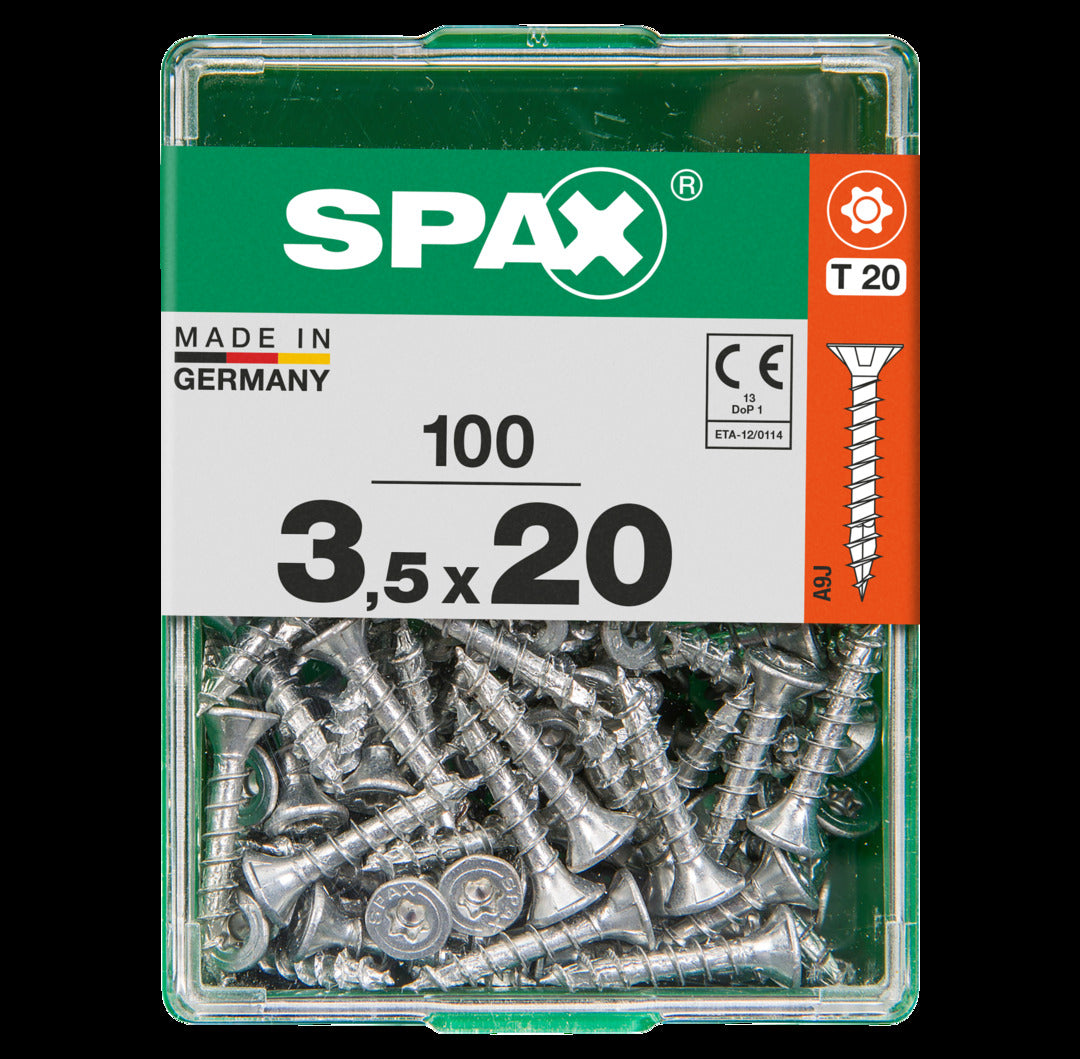 Spax universeel schroef 'T-star' Wirox 3.5x20mm 100 stuks