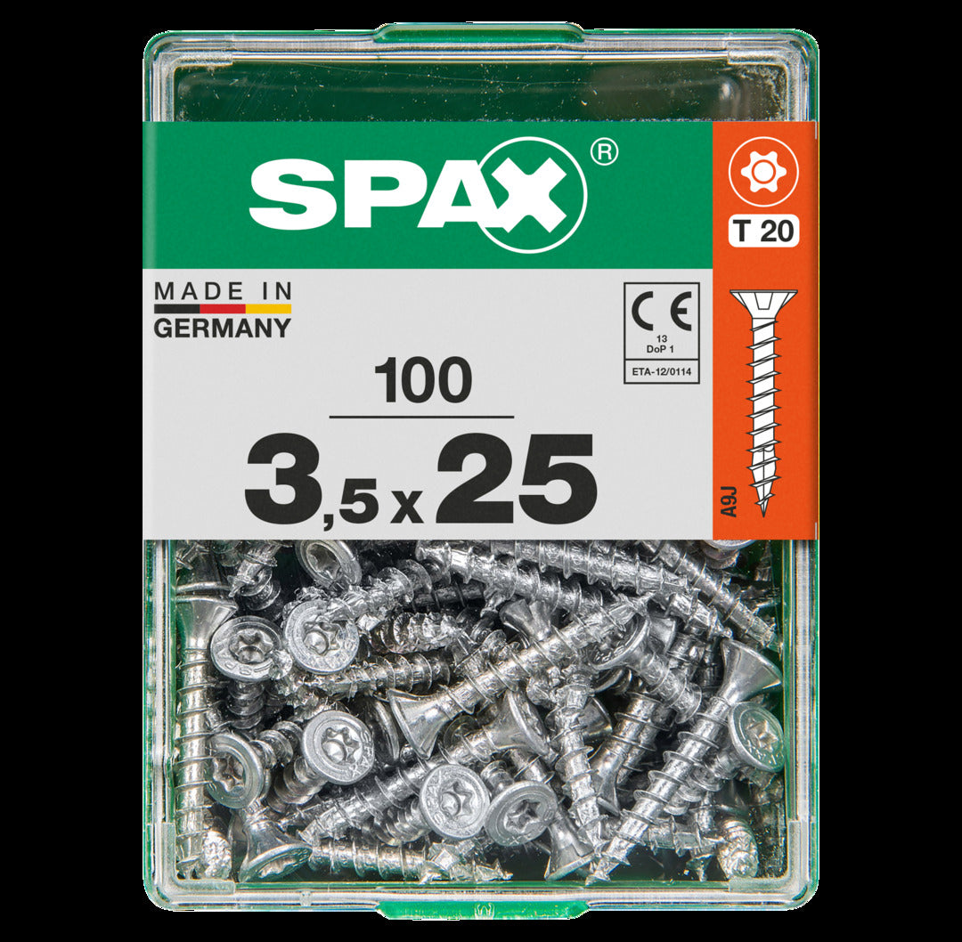Spax universeel schroef 'T-star' Wirox 3.5x25mm 100 stuks